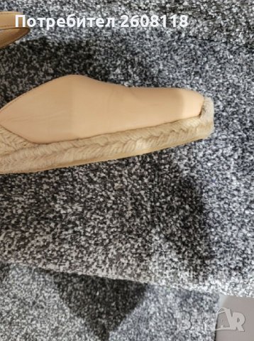 Сандали CARMEN SAIZ – на платформа, еспадрил, №40, снимка 6 - Сандали - 38445067