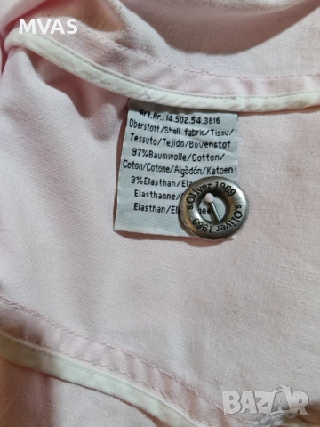 Ново розово дамско дънково яке S размер, снимка 3 - Якета - 51619423