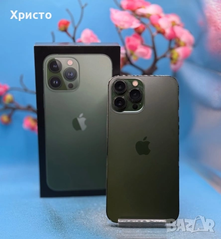 Apple iPhone 13 Pro Max, 128GB, 5G, Alpine Green  , снимка 5 - Apple iPhone - 53480517