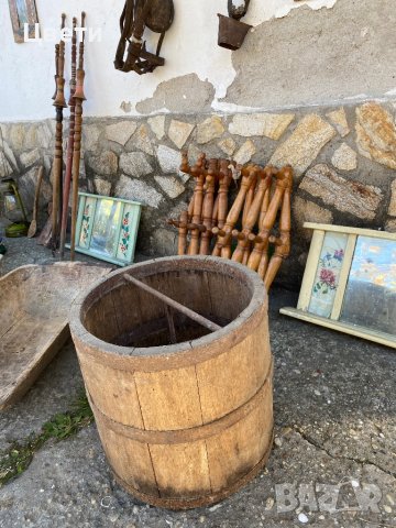 Автентична крина/ дървено ведро , снимка 2 - Антикварни и старинни предмети - 38270811