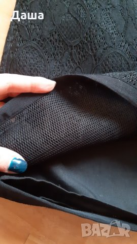 Черна къса пола дантела, снимка 8 - Поли - 32271995