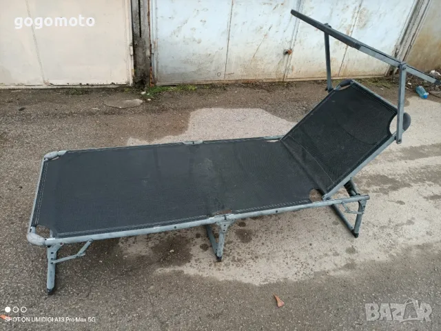 шезлонг алуминиев, сгъваемо алуминиево легло, туристическо сгъваемо легло , снимка 8 - Други стоки за дома - 49728493