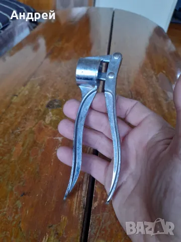 Стара преса за чесън #25, снимка 2 - Други ценни предмети - 50422704