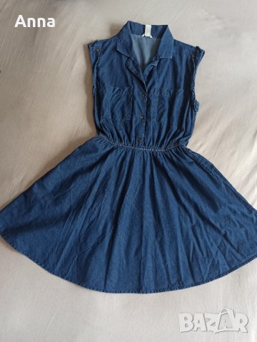 Дънкова къса рокля, снимка 3 - Рокли - 37915230