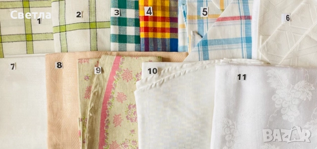 Покривки ленени,ушити от Естествен лен, от плътни и качествени  платове с различни размери и цена, снимка 2 - Декорация за дома - 47529009