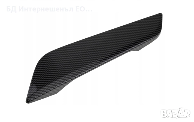 51137349593  Лайстна за преден ляв въздуховод калник, BMW, 5 G30 G31, Карбон