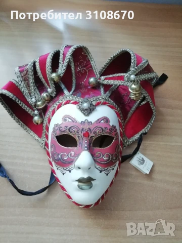 Оригинална Венецианска маска, снимка 6 - Други ценни предмети - 50708955