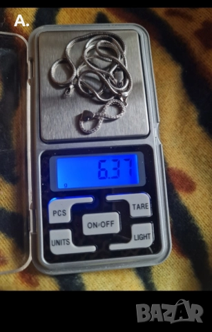 6,37гр Сребърен синджир с символа на безкрайността , снимка 4 - Колиета, медальони, синджири - 52929031