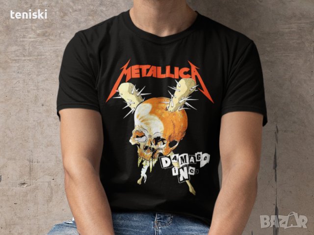  Рок тениска Metallica Модели и размери , снимка 12 - Тениски - 32330997