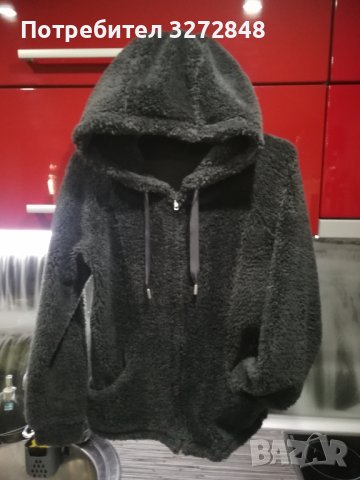 Пухкаво яке с качулка - М, снимка 6 - Якета - 43166540