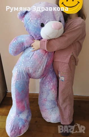 Продавам НОВО ОГРОМНО плюшено мече с дължина 115 см, снимка 2 - Плюшени играчки - 52198686