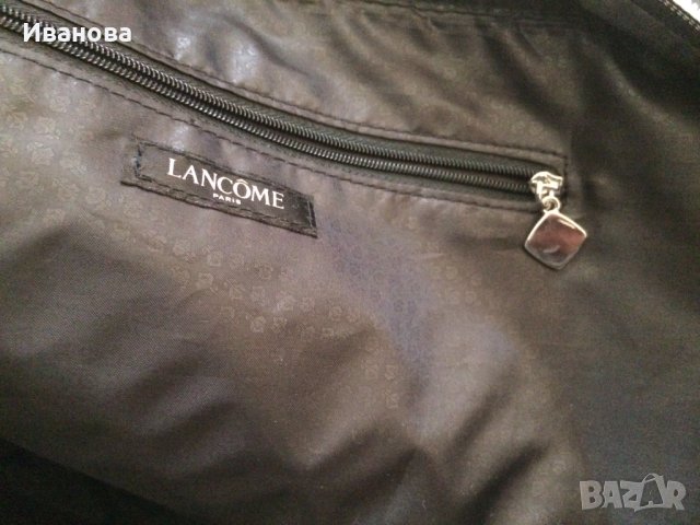 Голяма черна чанта Lancome., снимка 4 - Чанти - 42933967