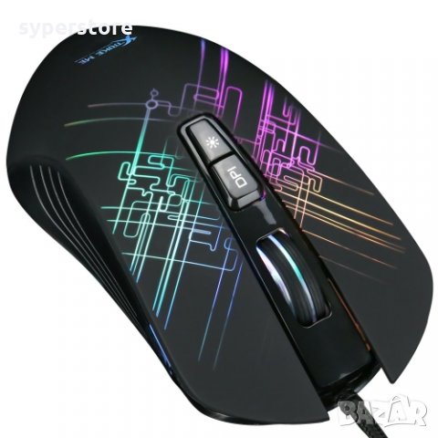 Мишка Геймърска Оптична USB Xtrike Me GM510 Черна, 6400DPI 7Btns Gaming mouse, снимка 4 - Клавиатури и мишки - 33638253