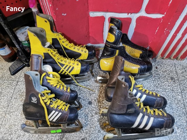 Стари кънки за хокей Adidas , снимка 1 - Зимни спортове - 43105411