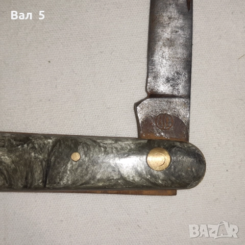 Старо овощарско ножче , ножка , маркировка, снимка 6 - Антикварни и старинни предмети - 51910083