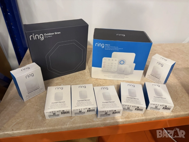 Аларма за сигурност Ring Alarm Security Set Gen.2 5-piece с доп. Сирена 2хОбемни 5хКонтактни Сензора