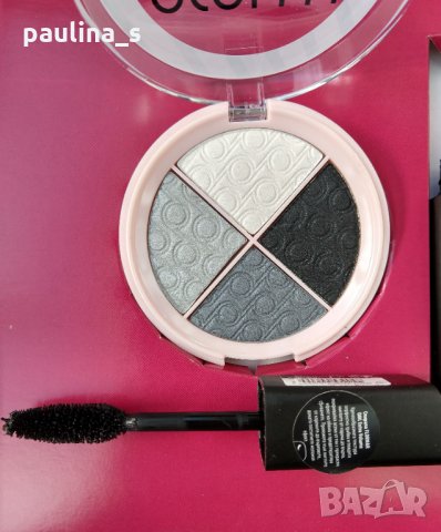 Комплект сенки, хайлайтъри и спирала "Flormar" в сиво, снимка 4 - Декоративна козметика - 27894528