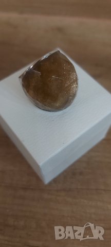 Продавам Кехлибарен пръстен внос от Дубай , снимка 11 - Пръстени - 38757681