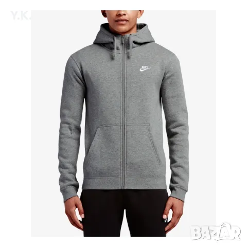 Оригинално мъжко горнище с качулка Nike, снимка 4 - Спортни дрехи, екипи - 49432387