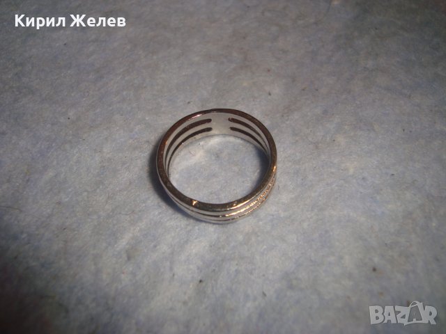 Много красив ажурен меден АРТ ПРЪСТЕН с БЯЛА ПОЗЛАТА 27735, снимка 12 - Пръстени - 37513739