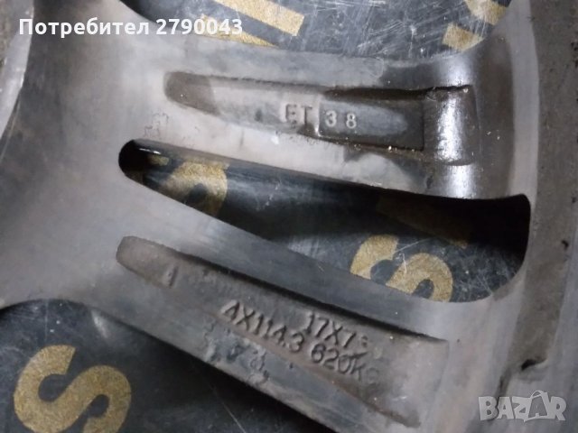 Алуминиеви Джанти 17 цола , снимка 4 - Гуми и джанти - 35655018