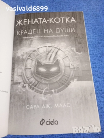 Сара Маас - Жената - котка /Крадец на души/, снимка 4 - Художествена литература - 51928608