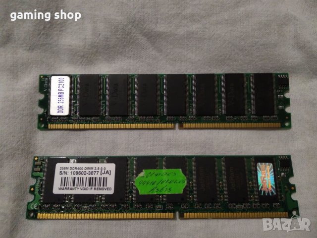 RAM памети 256MB DDR 400 MHz
