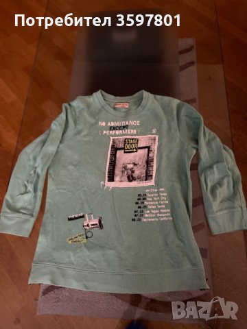 Детска памучен пуловер /Зара/ за момче, снимка 1 - Детски Блузи и туники - 43526263