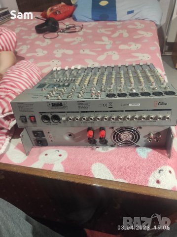 Смесител с усилвател , снимка 8 - Ресийвъри, усилватели, смесителни пултове - 40241302