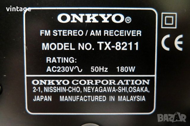 Onkyo TX-8211, снимка 7 - Ресийвъри, усилватели, смесителни пултове - 43035769