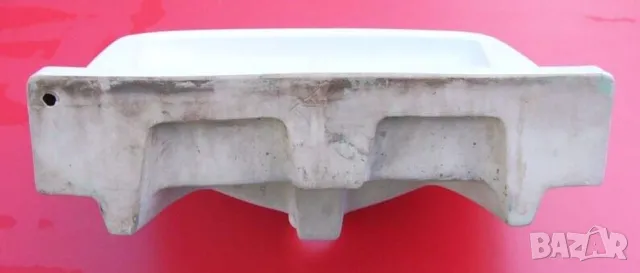 Оригинал Българска МИВКА 56x46x27 см Фаянс Умивалник Керамика за Тоалетна Баня УНИКАТ 1967г. БАРТЕР, снимка 6 - Мивки - 47842114