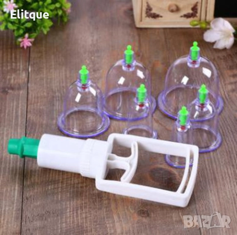 Автоматични вендузи с помпа/  6 броя включва вендузи с външен диаметър: 20 мм, 34 мм, 45 мм, 52 мм, 