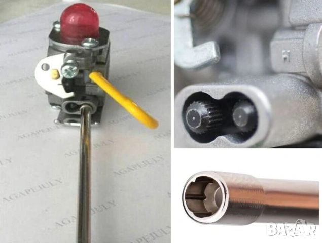 UNITOOL Специална ОТВЕРТКА за Карбуратор Многозъб Глух Ключ Отвертки за мотори резачки и др. БАРТЕР, снимка 2 - Отвертки - 53086527