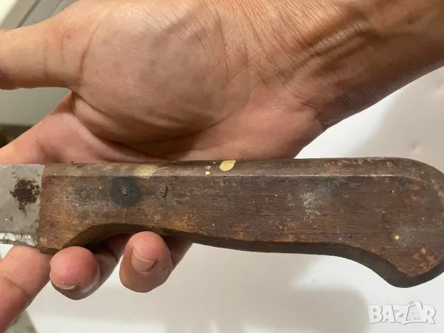 Голям,стар нож, снимка 4 - Ножове - 47678652