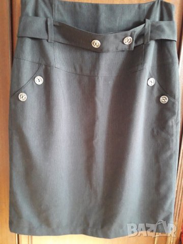 Пола черна спортно елегантна , снимка 4 - Поли - 12015932