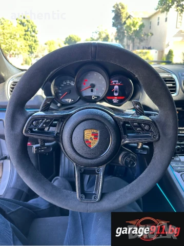 Алкантара Волан Порше Porsche GT3 911 Cayenne Cayman Panamera Carrera Boxter 991 997, снимка 10 - Аксесоари и консумативи - 49215506