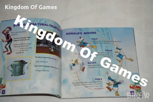 Игра за PS1 Disney's Donald Duck Quack Attack ТЕСТВАНА И РАБОТЕЩА, снимка 12 - Игри за PlayStation - 50099282