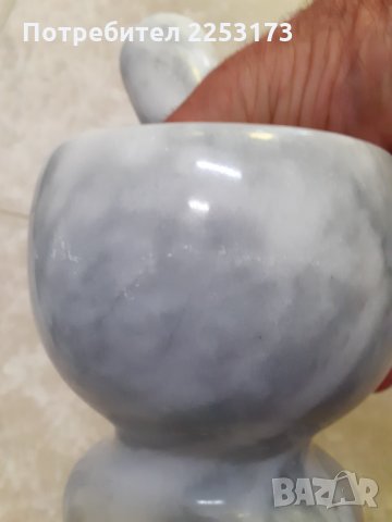 Кремаво мраморно хаванче, снимка 4 - Декорация за дома - 31953308