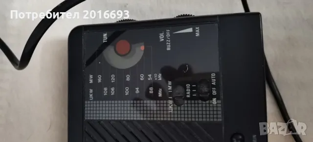 Радио-будилник, снимка 4 - Радиокасетофони, транзистори - 48483399
