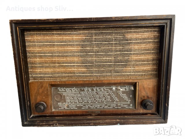 Старо радио Telefunken - super 165wk. №3244, снимка 2 - Антикварни и старинни предмети - 39173961