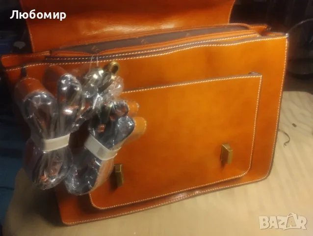 Класическо куфарче и раница за лаптоп 15.6 - Camel, снимка 7 - Чанти - 48066098