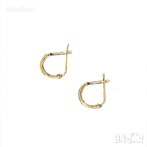 Златни обеци 1,3гр. 14кр. проба:585 модел:22868-2, снимка 2 - Обеци - 44867206