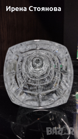 Кристална ваза d'Arques  France. Височина 17 см. , снимка 3 - Вази - 44852805