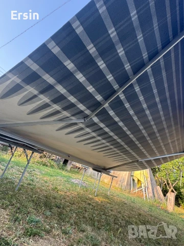 Тента Thule Omnistor 6900 Таванен Монтаж 4.5 метрова (Тентата е в перфектно състояние), снимка 12 - Палатки - 50659119