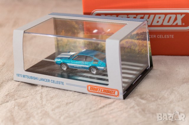 Колекционерска количка Matchbox Collectors 1975 Mitsubishi Lancer Celeste, снимка 2 - Колекции - 42096244