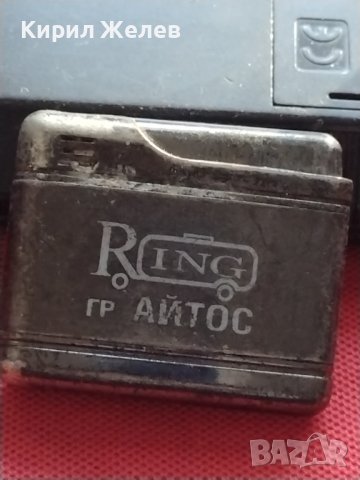 МЕТАЛНА РЕКЛАМНА ЗАПАЛКА RING гр. Айтос СТАРА РЯДКА ЗА КОЛЕКЦИОНЕРИ 33935, снимка 7 - Запалки - 39110248