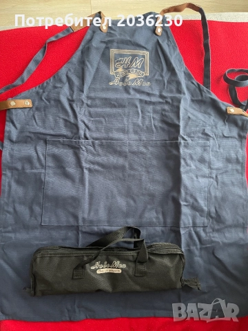 Прибори за барбекю + престилка, снимка 2 - Барбекюта - 52889958