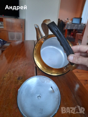 Стар алуминиев чайник #6, снимка 5 - Други ценни предмети - 53424755