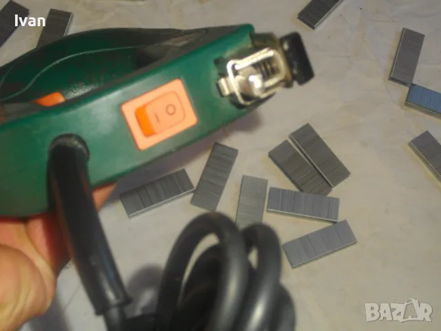 Немски Комбиниран 8-16 мм Дърводелски Тапицерски ТАКЕР Meister Craft MET 14/16C ОТЛИЧЕН , снимка 10 - Други инструменти - 47457996