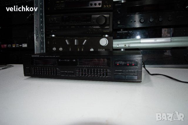 Графичен еквалайзер Kenwood GE-77, снимка 3 - Ресийвъри, усилватели, смесителни пултове - 43562985